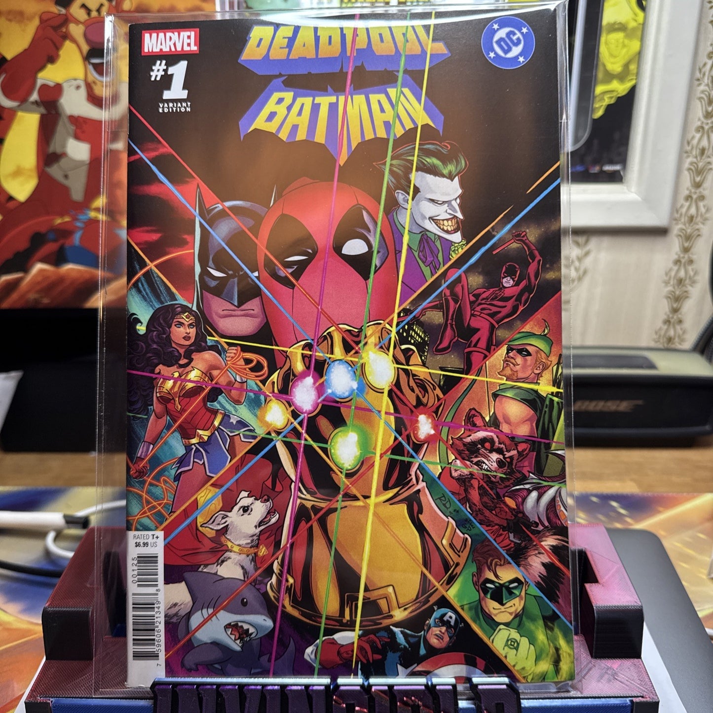 DEADPOOL/BATMAN #1 DAUTERMAN INFINITY GAUNLET HOMAGE VARIANT DC/MARVEL 2025