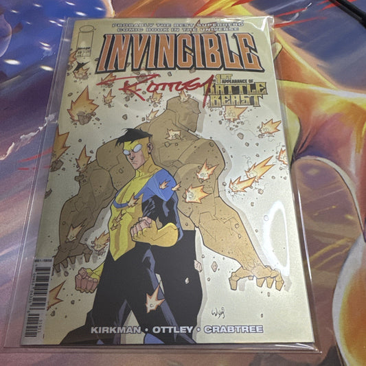Invincible #19 Image Comics Battle Beast Blind Bag Variant Signed Ryan Ottley