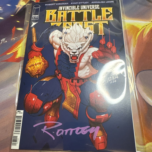 INVINCIBLE UNIVERSE BATTLE BEAST #3 (2025) DNA Nakayama Variant signed Ryan